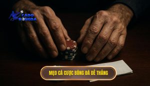 mẹo cá cược bóng đá dễ thắng