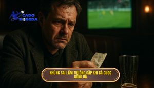 những sai lầm thường gặp khi cá cược bóng đá