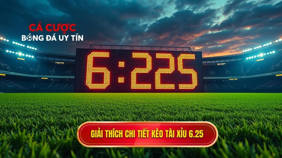 Kèo tài xỉu 6.25 là gì? Cách đọc và bí quyết thắng tại dishdocumentary.com 1 Định nghĩa chi tiết: Kèo tài xỉu 6.25 là gì?