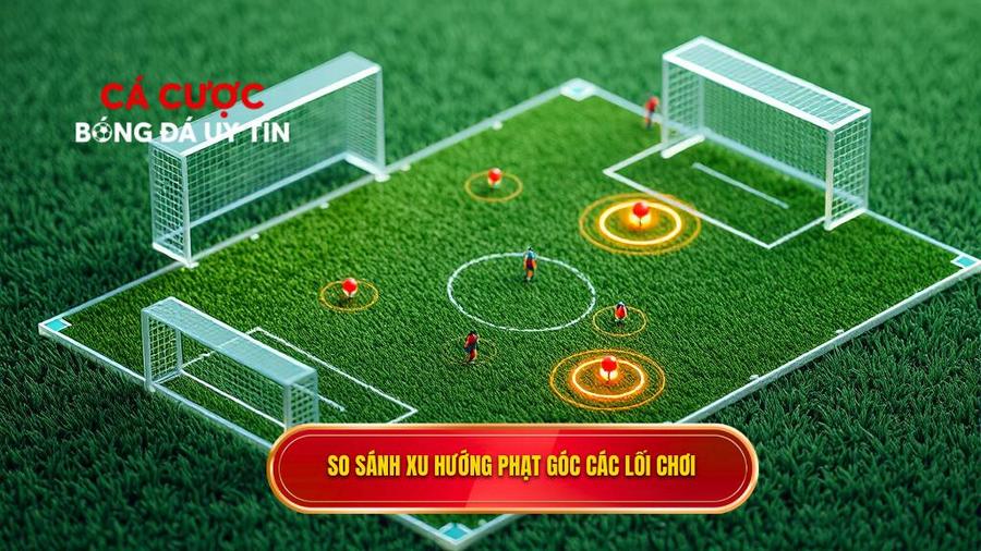 Kèo cược đội nhận quả phạt góc trong 10 phút đầu: Bí quyết thắng 3 Bảng so sánh xu hướng phạt góc của các lối chơi phổ biến