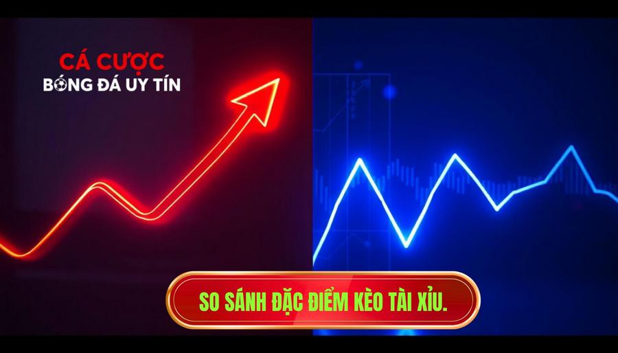 Kèo tài xỉu bắt đầu nóng: Phân tích xu hướng và chiến lược chinh phục nhà cái 3 So sánh đặc điểm kèo Tài Xỉu.