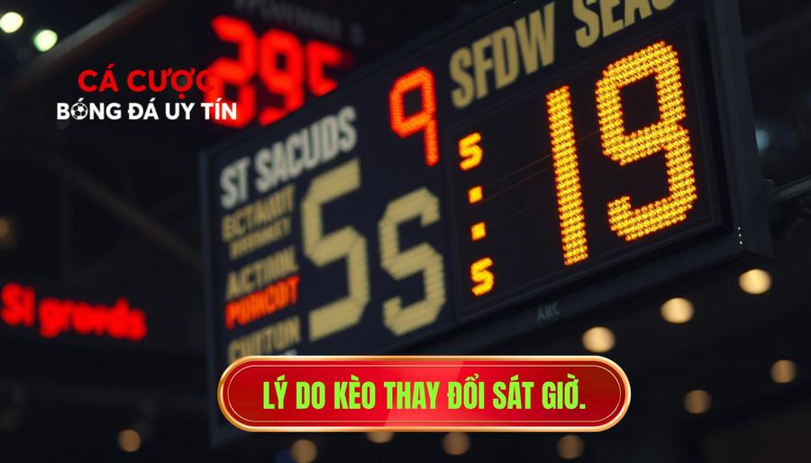 Vì sao kèo thay đổi sát giờ thi đấu? Phân tích chuyên sâu từ góc nhìn nhà cái 2 2. Lý do kèo thay đổi sát giờ.